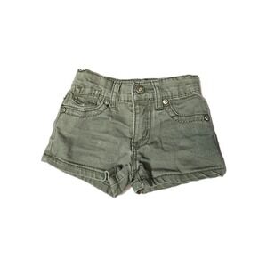 Guess Denim Olive Green Girls Shorts  2 T